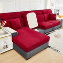 Homezie Sofabezug | Elastischer Jacquard-Stoff, Rutschfest & Maschinenwaschbar | Schutzbezug für Sofa, Sessel und Wohnbereich