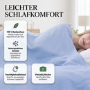 Homezie Kühlende Sommerdecke | Atmungsaktive Bambusfaser-Decke | Leichte Tagesdecke für Bett und Sofa