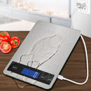Homezie Digitale Küchenwaage | 1 g Genauigkeit, bis 15 kg & USB-aufladbar | Präzises Wiegen von Lebensmitteln beim Kochen & Backen