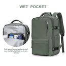 Homezie Reiserucksack 35 Liter | Ladeanschluss | Schuhfach