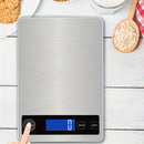 Homezie Digitale Küchenwaage | 1 g Genauigkeit, bis 15 kg & USB-aufladbar | Präzises Wiegen von Lebensmitteln beim Kochen & Backen