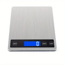 Homezie Digitale Küchenwaage | 1 g Genauigkeit, bis 15 kg & USB-aufladbar | Präzises Wiegen von Lebensmitteln beim Kochen & Backen