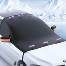 Homezie Auto-Windschutzscheibenabdeckung | Magnetisch, wasserabweisend und faltbar | Für Schnee, Frost, Sonne und Schmutz