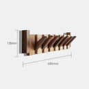 Homezie Wandgarderobe | Klappbare Holzhaken im Klavierdesign | Stilvolle Aufbewahrung für Flur und Eingangsbereich