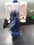Homezie Tischventilator | USB-aufladbar mit 720° Rotation & 5 Stufen | Für Büro & Zuhause