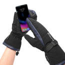 Homezie Beheizte Handschuhe | USB-Heizung auf Handfläche und Handrücken, 3 Wärmestufen & wasserdicht | Für Skifahren, Wandern und Wintertage