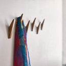 Homezie Wandhaken-Set | 6 Massivholz Kleiderhaken im skandinavischen Design | Stilvolle Wandorganisation für jeden Raum