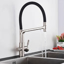 Homezie 3-Wege-Küchenarmatur | Ausziehbare Brause, Trinkwasseranschluss & 360° schwenkbar | Für moderne Küchen