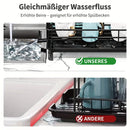 Homezie Abtropfgestell für Geschirr | Mehrfachfächer, Abtropfschale und Besteckhalter | Für Teller, Tassen und Küchenutensilien