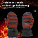 Homezie Beheizte Handschuhe | USB-Heizung auf Handfläche und Handrücken, 3 Wärmestufen & wasserdicht | Für Skifahren, Wandern und Wintertage