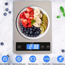 Homezie Digitale Küchenwaage | 1 g Genauigkeit, bis 15 kg & USB-aufladbar | Präzises Wiegen von Lebensmitteln beim Kochen & Backen