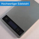 Homezie Digitale Küchenwaage | 1 g Genauigkeit, bis 15 kg & USB-aufladbar | Präzises Wiegen von Lebensmitteln beim Kochen & Backen