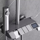 Homezie Duschsystem | Digitales Temperaturdisplay & 4-Funktions-Tasten | Für modernes Badezimmer