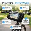 Homezie Fahrradtasche | Wassergeschützt | Touch-Bedienung