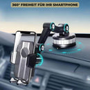 Homezie Auto-Handyhalterung | Drehbar | Saugnapf