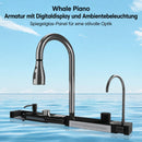 Homezie Küchenspüle | 304 Edelstahl, Digitalanzeige & 3 Wasserstrahlarten | Für moderne Küchen