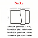 Homezie Kuscheldecke | Dickes Korallenfleece, Breite Streifen & Weiche Oberfläche | Multifunktionale Decke für Sofa, Bett und Haustiere