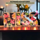 Homezie Buchstabenlampe mit LED | Personalisierbar | Dekoration