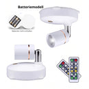 Homezie LED-Strahler | Kabellos, dimmbar und mit Fernbedienung | Für Wohnzimmer, Schlafzimmer und gezielte Beleuchtung