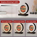Homezie Tischlampe mit LED | Dimmbar | 3 Lichtfarben