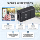 Homezie Magnetischer Mini GPS Tracker | Echtzeit-Tracking | Fahrzeugüberwachung ohne Abonnement