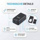 Homezie Magnetischer Mini GPS Tracker | Echtzeit-Tracking | Fahrzeugüberwachung ohne Abonnement
