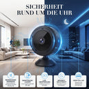 Homezie Mini-WiFi-Kamera | 1080P HD | Infrarot-Nachtlicht | Haus- und Babyüberwachung