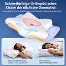 Homezie Orthopädisches Schlafkissen | Ergonomisches Memory-Foam Kissen gegen Schnarchen | Für Nacken & besseren Schlaf