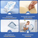 Homezie Orthopädisches Schlafkissen | Ergonomisches Memory-Foam Kissen gegen Schnarchen | Für Nacken & besseren Schlaf