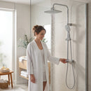 Homezie Regenduschsystem | Regendusche, Handbrause & Mischbatterie | Für moderne Badezimmer
