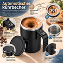 Homezie Selbstrührbecher | 380 ml, automatisches Rühren und Temperaturanzeige | Für Kaffee, Tee und Mischgetränke