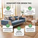 Homezie Sofabezug | Rutschfeste Technologie | Optimaler Schutz für Ihr Sofa