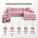 Homezie Sofabezug | Stretch-Samt | Luxuriöser Schutz und Komfort für Ihr Sofa