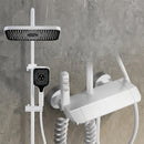 Homezie Thermostat-Duschsystem | LED-Temperaturanzeige, Regendusche & Handbrause | Für modernes Badezimmer