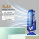 Homezie Tischventilator | USB-aufladbar mit 720° Rotation & 5 Stufen | Für Büro & Zuhause
