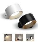 Homezie Wandlampe | 3 Farbtemperaturen | Touch-Bedienung | Einstellbare Helligkeit | USB-aufladbar