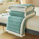 Homezie Kuscheldecke | Weiches Fleece mit strukturierter Oberfläche, 120–200 × 200–230 cm | Für Sofa, Bett und Reisen