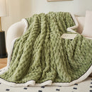 Homezie Kuscheldecke | Weiches Fleece mit strukturierter Oberfläche, 120–200 × 200–230 cm | Für Sofa, Bett und Reisen