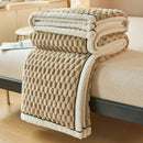 Homezie Kuscheldecke | Weiches Fleece mit strukturierter Oberfläche, 120–200 × 200–230 cm | Für Sofa, Bett und Reisen