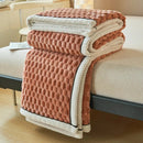 Homezie Kuscheldecke | Weiches Fleece mit strukturierter Oberfläche, 120–200 × 200–230 cm | Für Sofa, Bett und Reisen