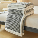 Homezie Kuscheldecke | Weiches Fleece mit strukturierter Oberfläche, 120–200 × 200–230 cm | Für Sofa, Bett und Reisen