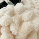 Homezie Kuscheldecke | Weiches Fleece mit strukturierter Oberfläche, 120–200 × 200–230 cm | Für Sofa, Bett und Reisen