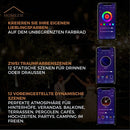 Homezie Smart Lichterkette | 10 Meter | Steuerbar über App | IP65 Wasserdicht | RGBW | Smarte Beleuchtung | Kann mit Musik synchronisiert werden