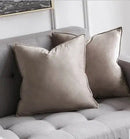 Homezie Samtkissenbezug | Weiche Samtoberfläche, verdeckter Reißverschluss | Für Sofa und Schlafzimmer