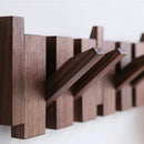Homezie Wandgarderobe | Klappbares Klavierdesign aus Massivholz | Stilvolle Aufbewahrung für Flur und Wohnbereich